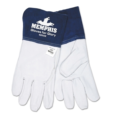 Welding Gloves: Gloves for Glory Size Large, Goatskin Leather, Pair