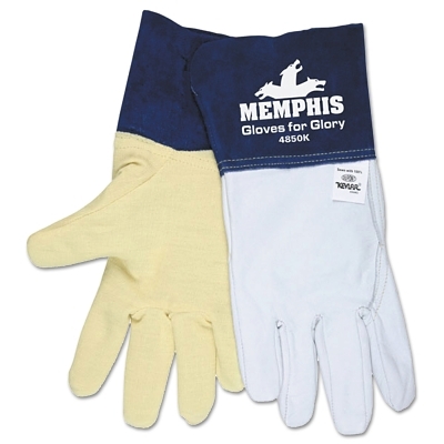 Welding Gloves: Gloves for Glory Size X-Large, Goatskin Leather, Pair