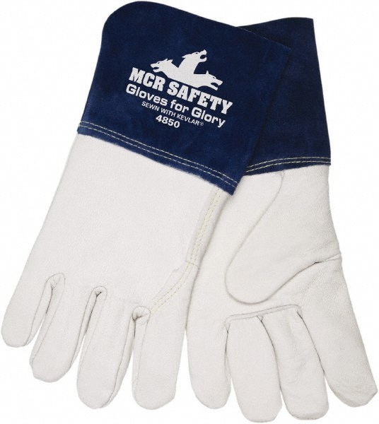 Welding Gloves: Gloves for Glory Size X-Large, Goatskin Leather, Pair