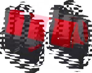 Tool Bags & Totes; Holder Type: Contractor's Bag ; Closure Type: Zipper ; Material: Polyester ; Color: Red; Black ; Number Of Pockets: 1 ; Width (Inch): 8