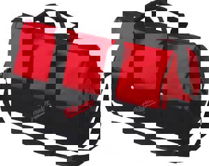 Tool Bags & Totes; Holder Type: Contractor's Bag ; Closure Type: Zipper ; Color: Red ; Width (Inch): 13 ; Height (Inch): 26-1/2 ; Features: Water Resistant 600 Denier Material