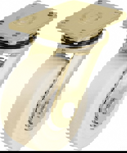 Swivel Top Plate Caster: Cast Nylon, 5