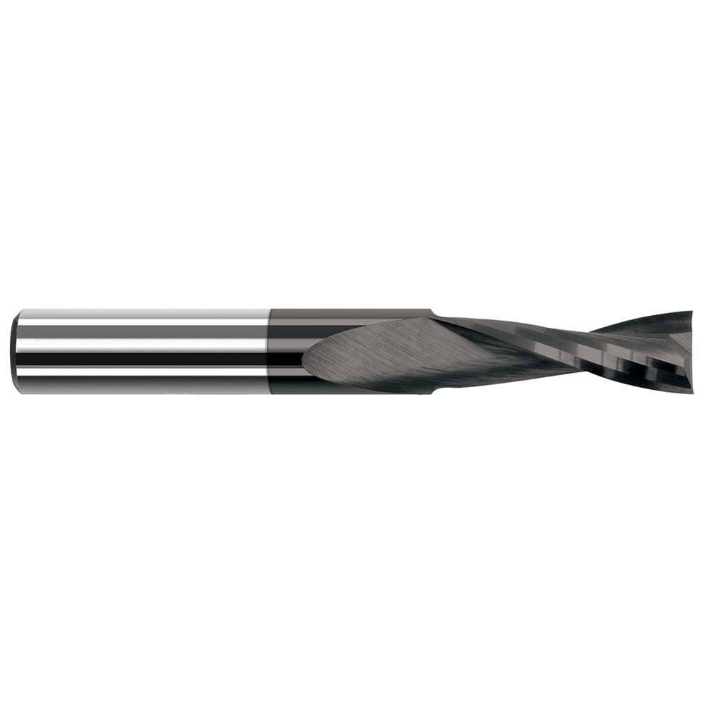 Square End Mill: 3/64'' Dia, 9/64'' LOC, 1/8'' Shank Dia, 1-1/2'' OAL, 2 Flutes, Solid Carbide