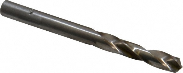 Screw Machine Length Drill Bit: #4 (0.2090) Dia, 118 deg, HSS