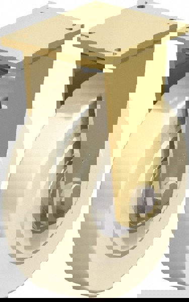 Rigid Top Plate Caster: Cast Nylon, 12