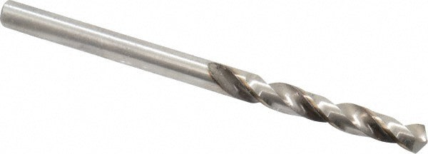Screw Machine Length Drill Bit: #30 (0.1285) Dia, 118 deg, HSS
