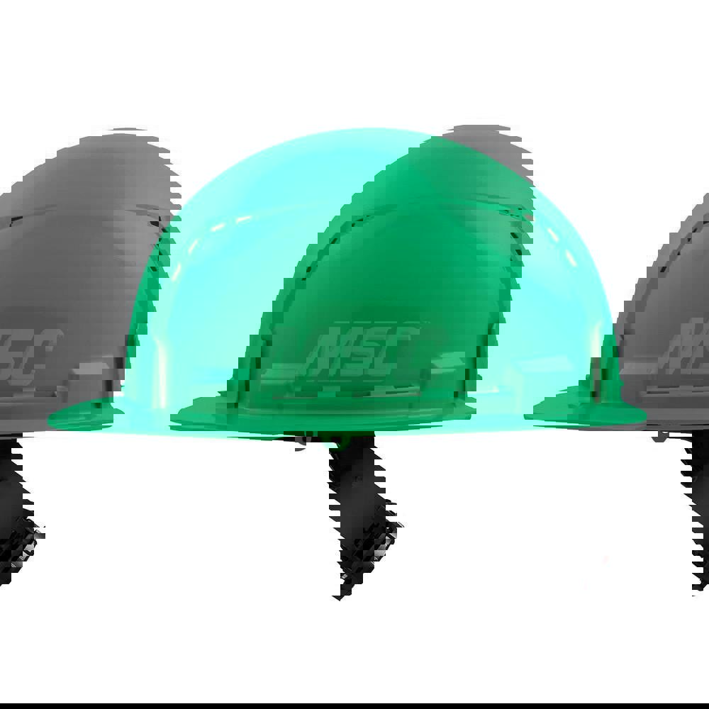Hard Hat: Construction, Front Brim, Class C, 4-Point Suspension