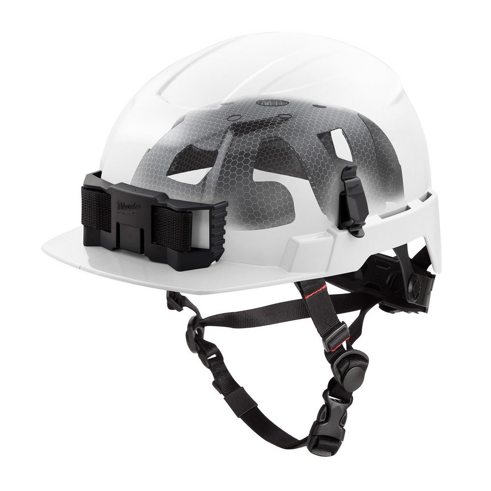 Hard Hats; Hard Hat Style: Climbing ; Color: White ; Adjustment Type: Ratchet ; Application: Impact-Resistant ; Material: Plastic ; ANSI Type: II