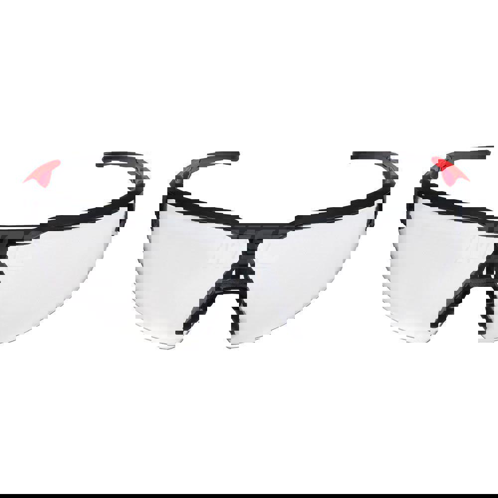 Safety Glass: Anti-Fog & Anti-Scratch, Plastic, Clear Lenses, Half-Framed