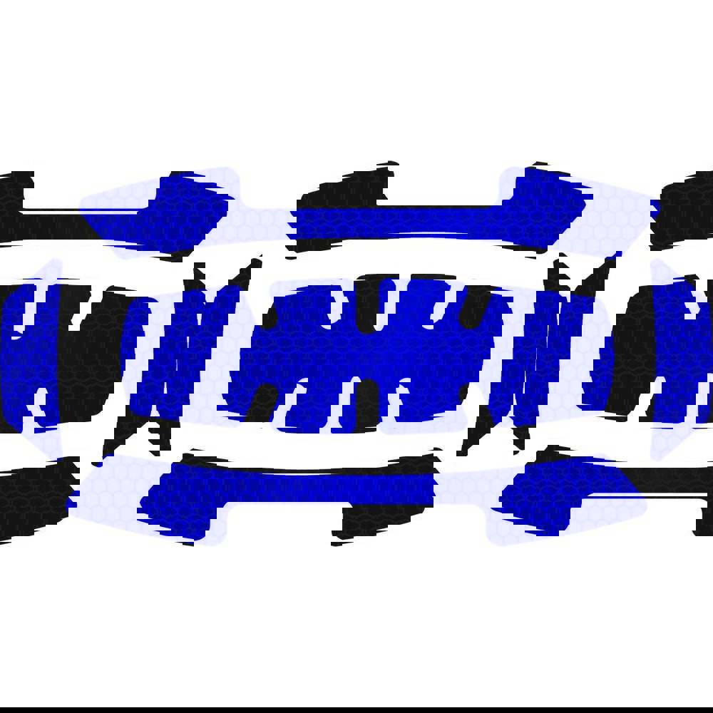 Hard Hat Accessories; Accessory Type: Hard Hat Sticker ; Type: Reflective Stickers ; For Use With: Milwaukee Tool BOLT ; Hard Hat Compatibility: MILWAUKEE Hard Hats ; Material: Polycarbonate ; Color: Blue