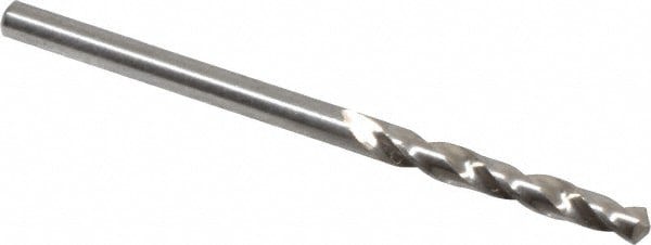 Screw Machine Length Drill Bit: #34 (0.1110) Dia, 118 deg, HSS