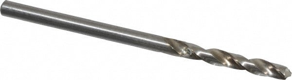 Screw Machine Length Drill Bit: #37 (0.1040) Dia, 118 deg, HSS