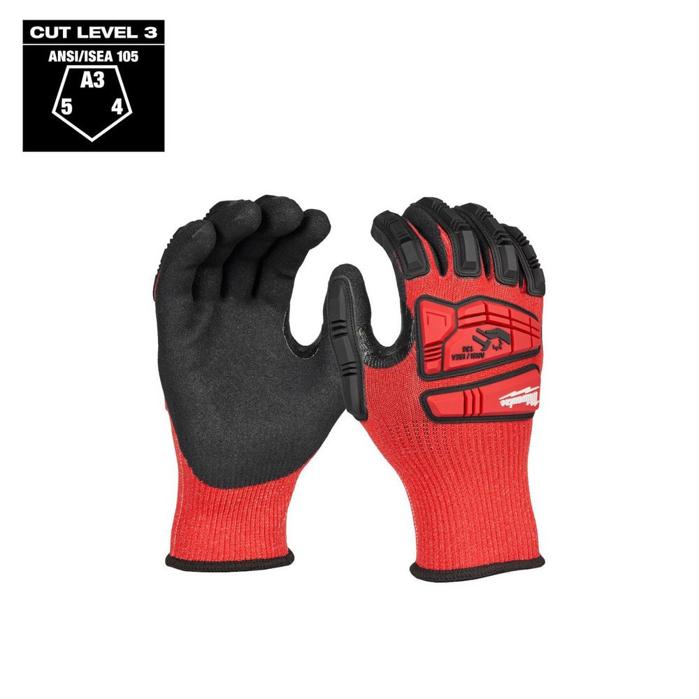 Cut & Puncture Resistant Gloves; Style: Knit ; Coating Material: Nitrile ; Coating Coverage: Palm & Fingers ; Glove Type: Cut-Resistant ; ANSI/ISEA Cut Resistance Level: A3 ; Primary Material: Polyethylene