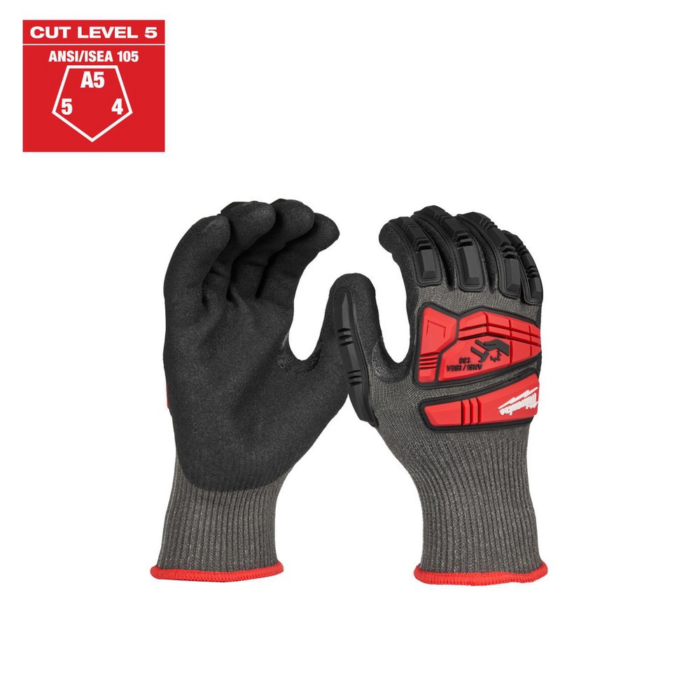 Cut & Puncture Resistant Gloves; Style: Knit ; Coating Material: Nitrile ; Coating Coverage: Palm & Fingers ; Glove Type: Cut-Resistant ; ANSI/ISEA Cut Resistance Level: A5 ; Primary Material: Polyethylene
