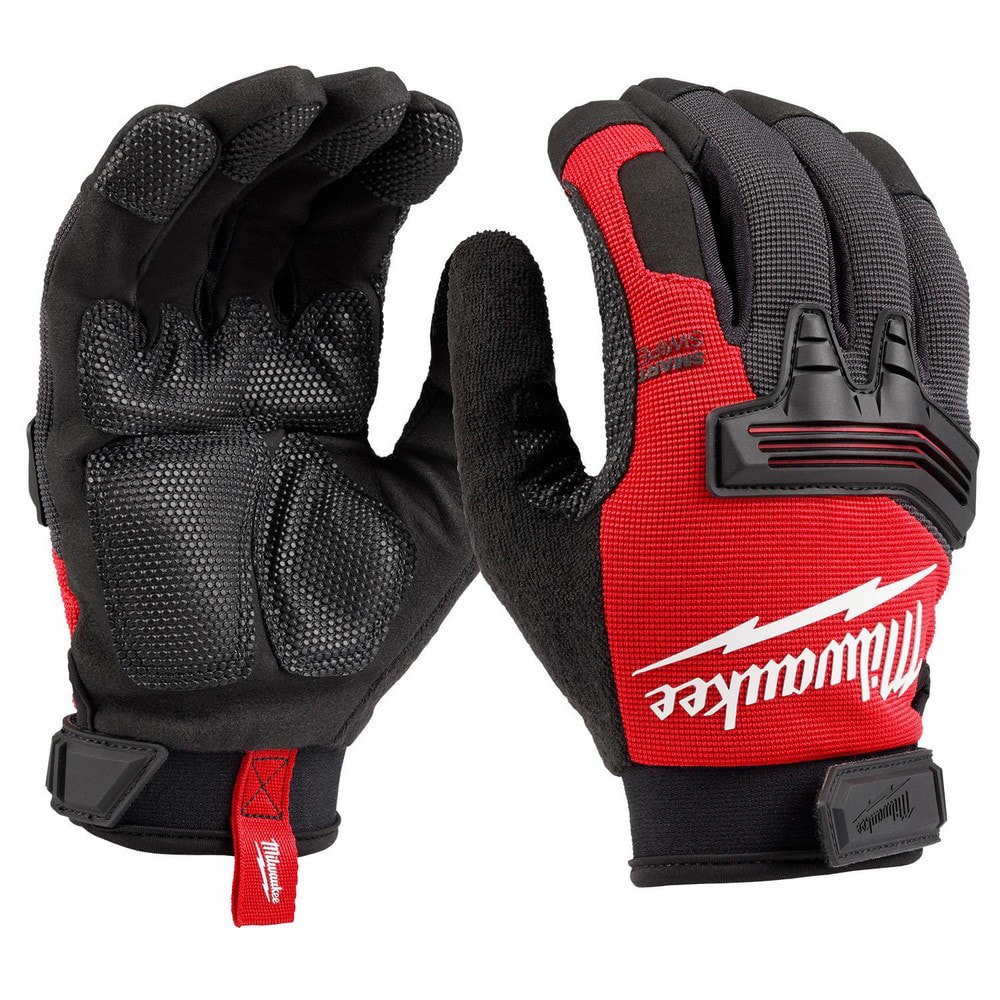 Work & General Purpose Gloves; Glove Type: General Purpose ; Application: Light Material Handling; General Work; Landscaping; Automotive ; Lining Material: Synthetic Leather ; Back Material: Polyester ; Cuff Material: Synthetic Leather