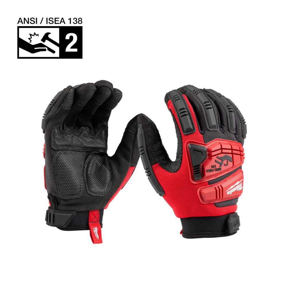 Work & General Purpose Gloves; Glove Type: General Purpose; Impact ; Application: Back-of-Hand Protection; Light Material Handling; General Work; Landscaping; Automotive ; Lining Material: Synthetic Leather ; Back Material: Polyester