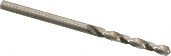 Screw Machine Length Drill Bit: #38 (0.1015) Dia, 118 deg, HSS
