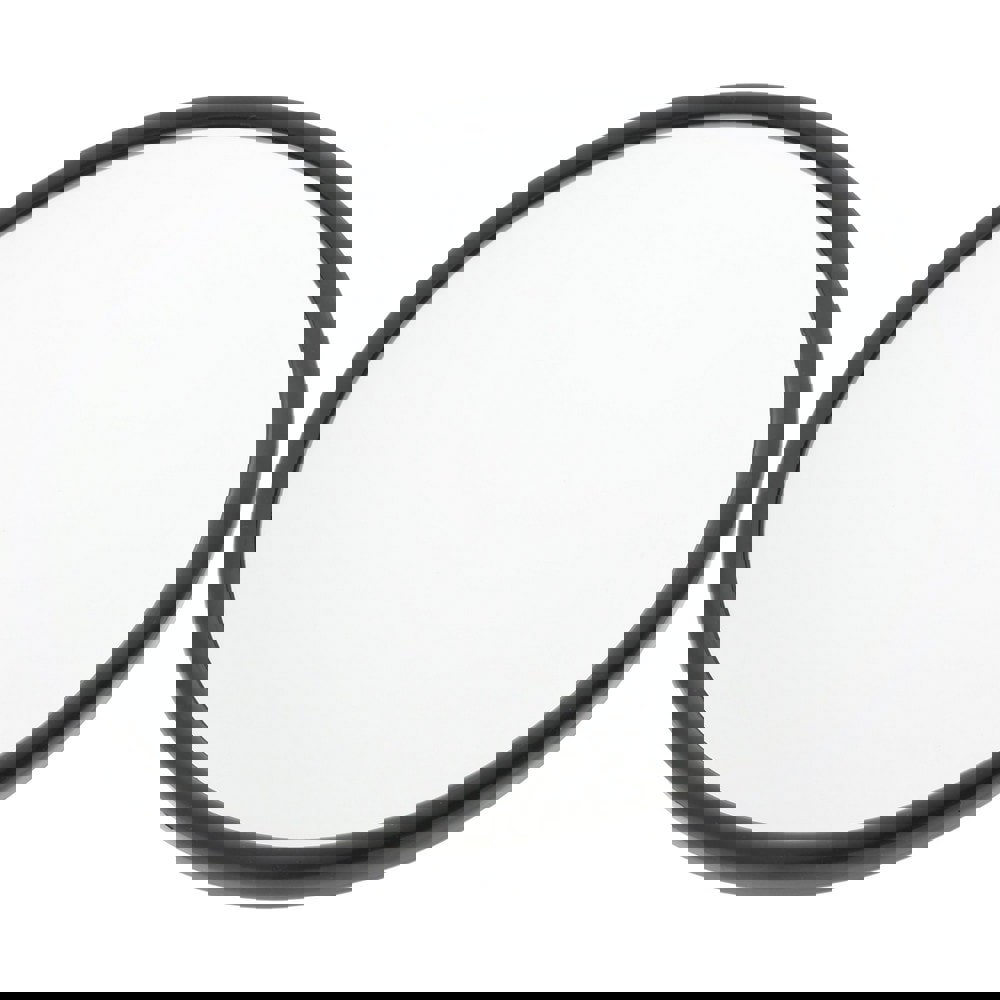 Automotive Full Size Convex Round Mirror with L Bracket