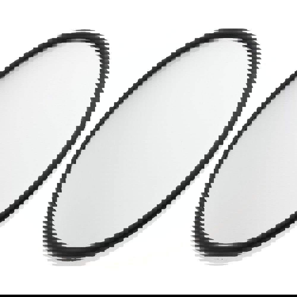 Automotive Full Size Convex Round Mirror with L Bracket