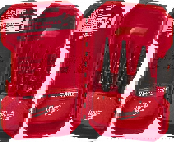 Drill Bit Set: Step Drill Bits, 3 Pc, 0.1250