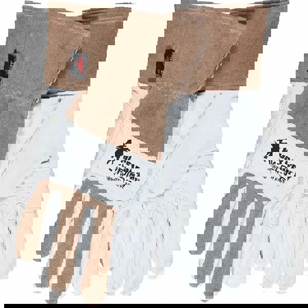 Welding Gloves: Size Large, Leather, General Welding Application