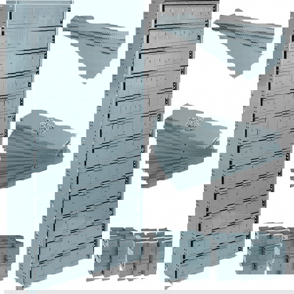 Bin Shelving Unit with Drawer: Use With Bins & Totes