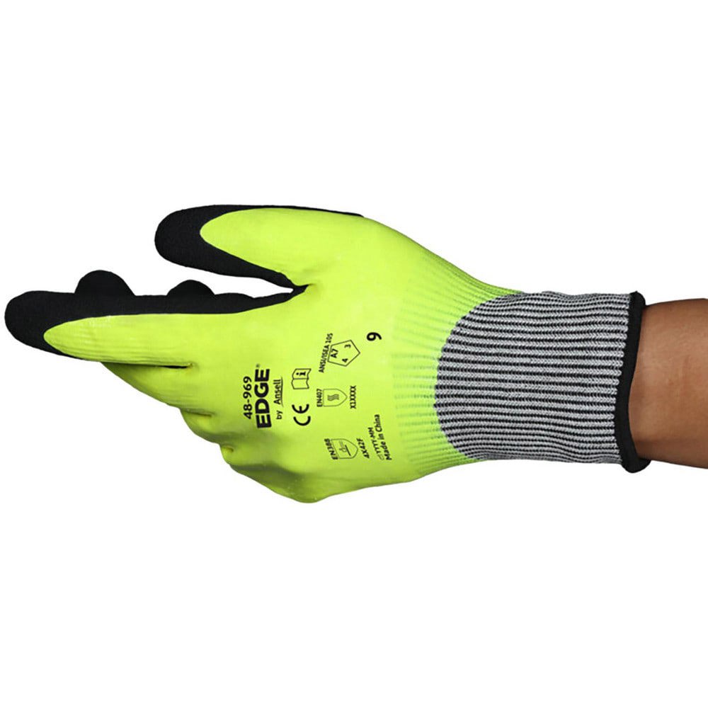 Work Gloves: Edge Edge, Size Small, Nitrile-Coated Nitrile, Industrial, General Purpose & Mechanic's & Lifting