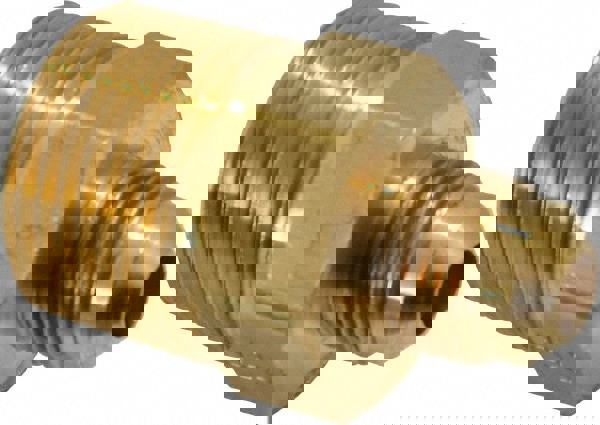 Brass Flared Tube Connector: 3/8