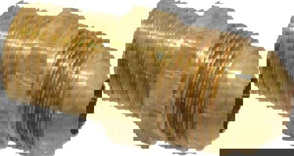 Brass Flared Tube Male Connector: 3/8