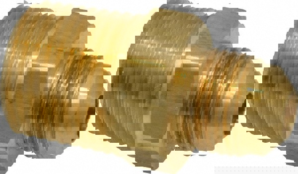 Brass Flared Tube Connector: 3/8