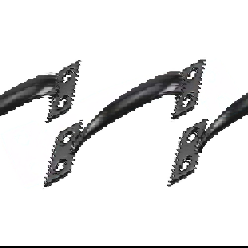 Pull-Type Handles; Handle Type: Utility ; Material: Steel ; Mount Type: Screw ; Finish: Black ; Projection: 1.32in ; Overall Width: 1.54 in