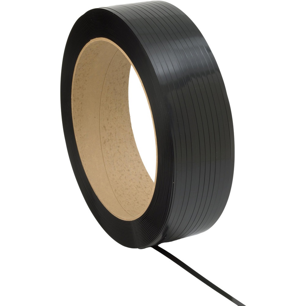 Steel & Plastic Strapping; Dispenser Type: Oscillated Coil ; Overall Length: 7200.00ft ; Breaking Strength (Lb.) (Lbs): 600 ; Width (Inch): 1/2 ; Length (Feet): 7200 ; Material: Polypropylene