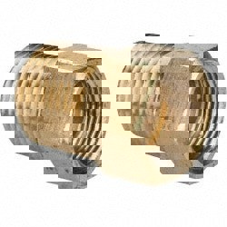 Brass Flared Tube Inverted Male Connector: 1/2