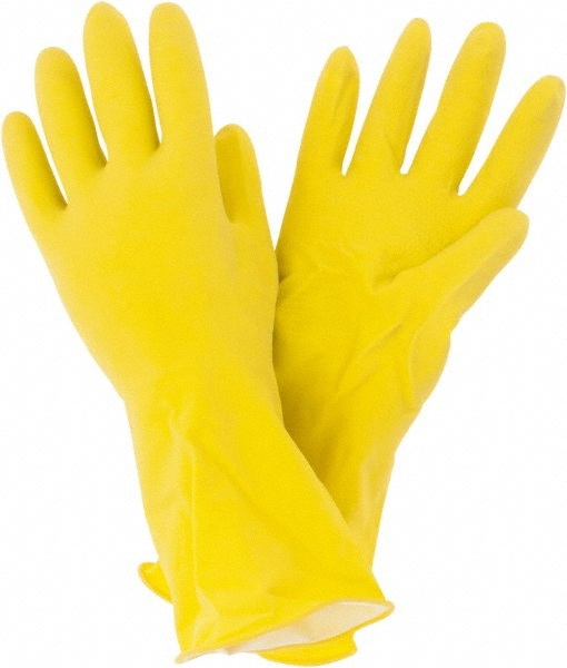 Chemical Resistant Gloves: PRO-SAFE Size Medium, 16.00 mil, Latex, Unsupported