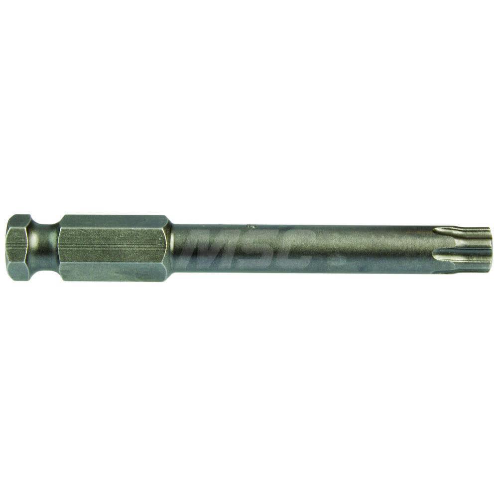 Power Screwdriver Bit: T50 Torx, 0.44