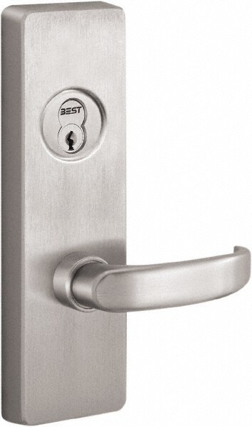 Satin Stainless Steel Finish, Steel Lever Trim