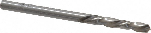 Screw Machine Length Drill Bit: #30 (0.1285) Dia, 118 deg, HSS