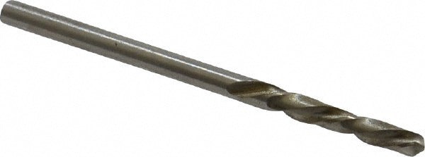 Screw Machine Length Drill Bit: #36 (0.1065) Dia, 118 deg, HSS