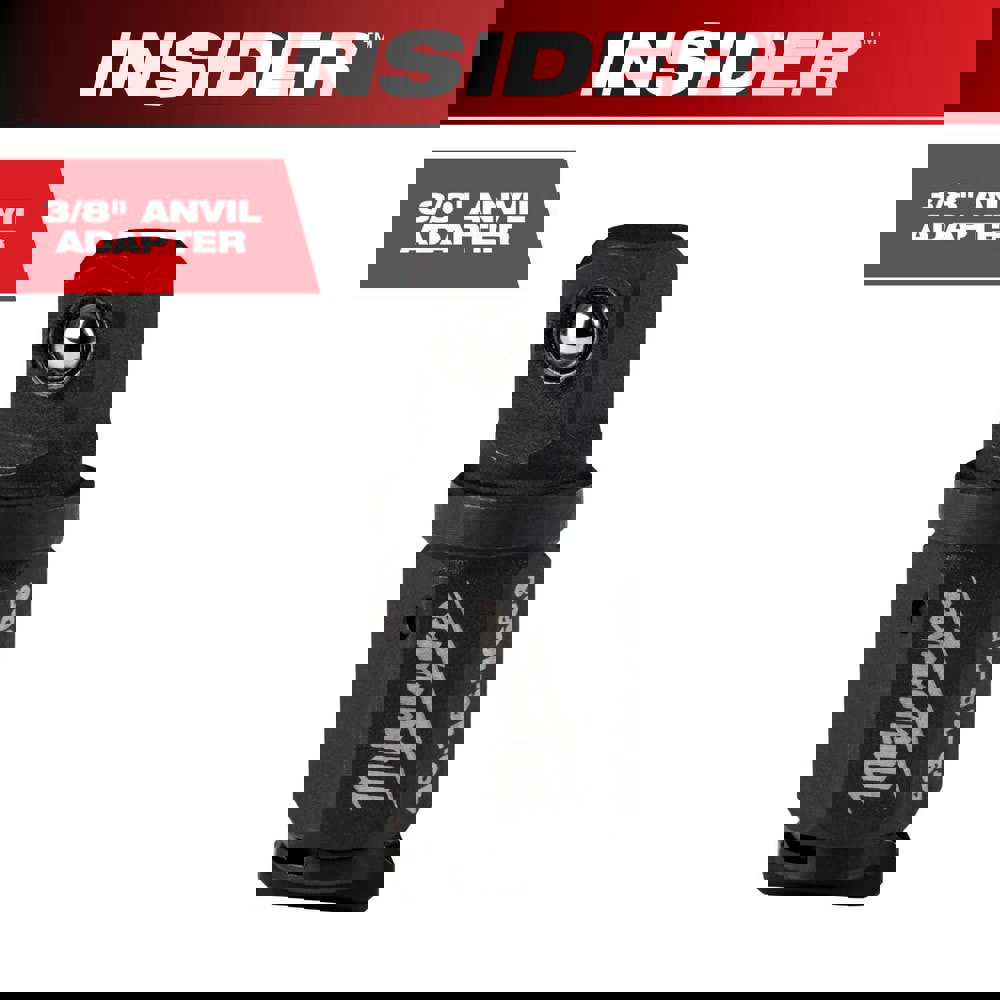 Socket Adapters & Universal Joints; Adapter Type: Adapter ; Male Size: 3/8 in ; Female Size: 1/2 ; Male Drive Style: Square ; Overall Length (Inch): 1-1/2 ; Female Drive Style: Hex