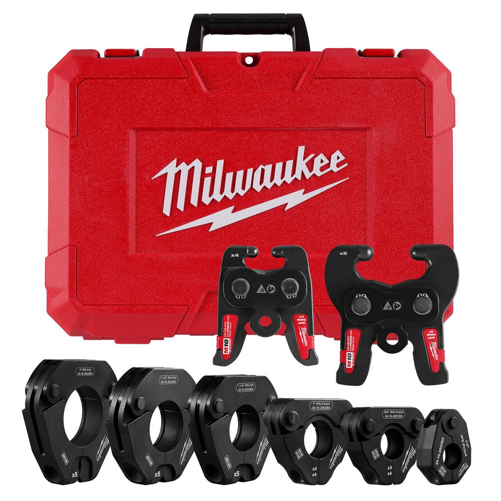 Presser Replacement Jaws; Type: IPS-P Pivoting Press Ring Kit ; Jaw Size Range: 1/2