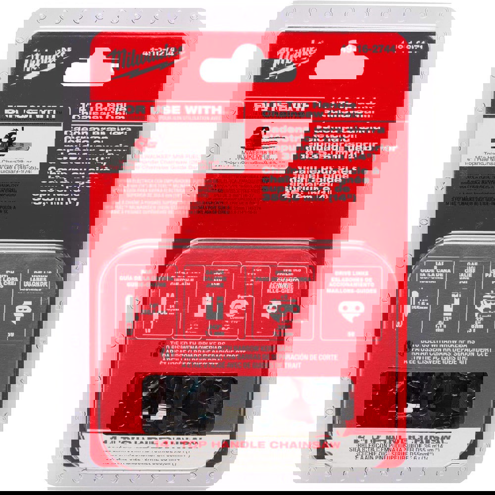 Power Lawn & Garden Equipment Accessories; Accessory Type: Chainsaw Chain ; For Use With: 2826-20T, 2826-21T, 2826-22T, 49-16-2745 ; Length (Inch): 14 in ; UNSPSC Code: 27112800