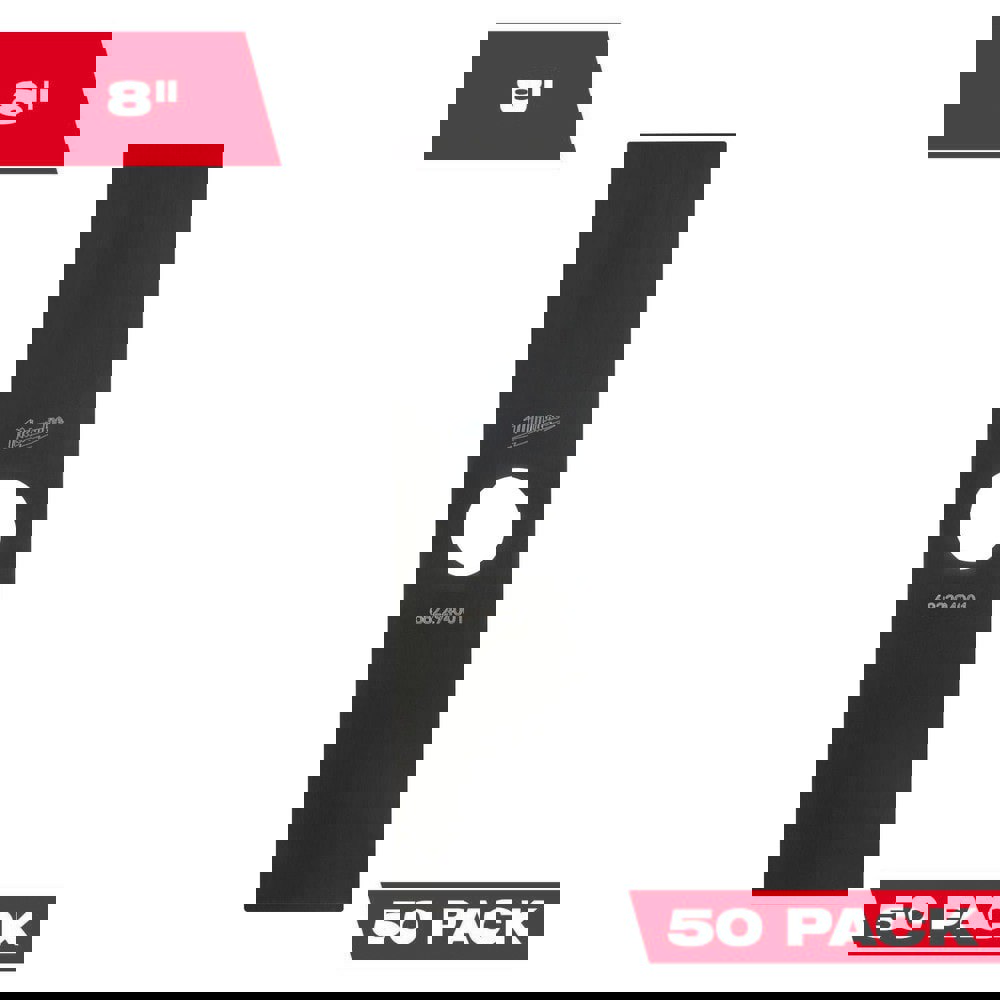 Outdoor Power Equipment Accessories; Accessory Type: Edger Blades ; For Use With: Milwaukee 49-16-2718 QUIK-LOK Edger Attachment ; Material: Steel ; Length (Inch): 7.75 in ; Overall Width: 1in ; Overall Height: 0.10in