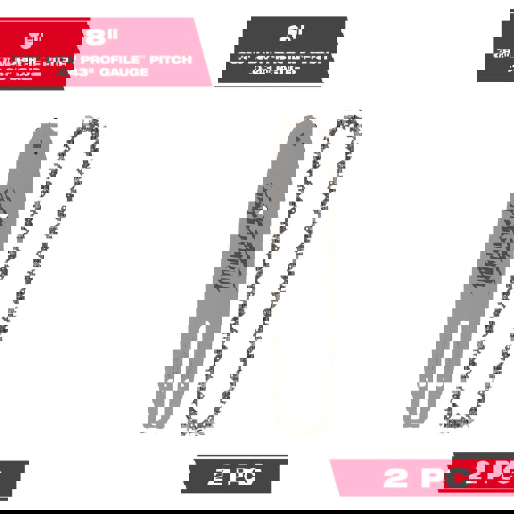 Outdoor Power Equipment Accessories; Accessory Type: Chain and Bar ; For Use With: M18 FUEL HATCHET 8