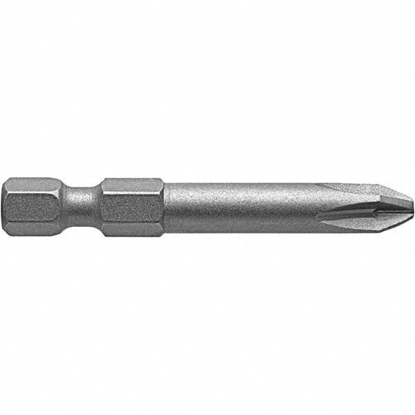 Power Screwdriver Bit: #1 Phillips, 1/4