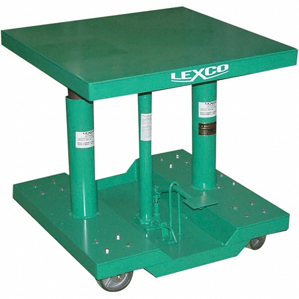 2,000 Lb Capacity Manual Hydraulic Post Lift Table