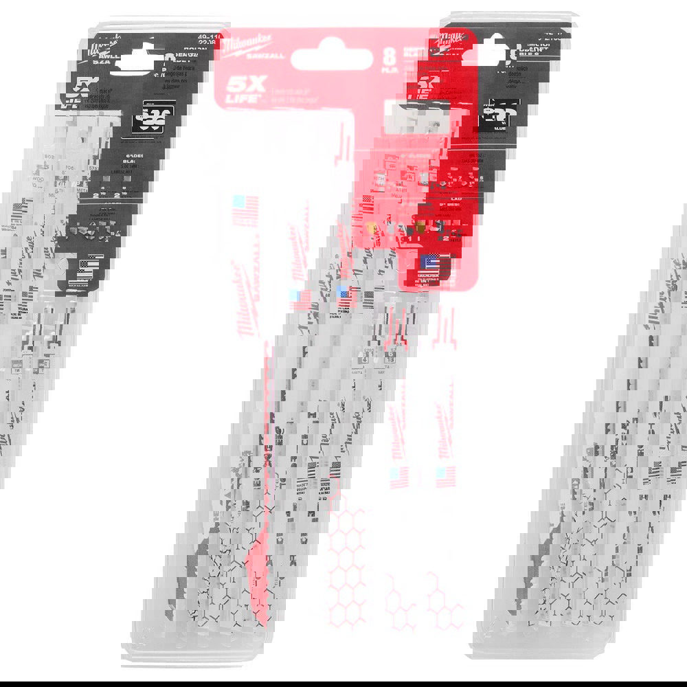 Reciprocating Saw Blade Sets; Blade Material: Bi-Metal ; Minimum Blade Length: 6 ; Maximum Blade Length: 9 ; Minimum Blade Width: 1 ; Maximum Blade Width: 1 ; Minimum Teeth Per Inch: 7