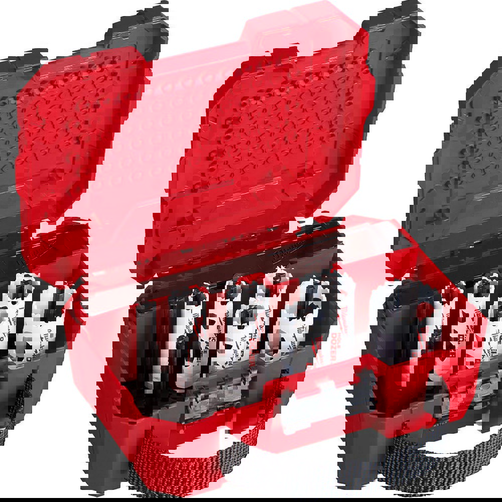 Hole Saw Kit: 9 Pc, 3/4 to 1-1/2