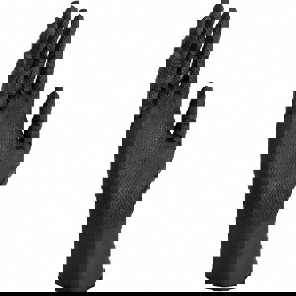 Disposable Gloves: Medium, 6 mil Thick, Nitrile, Industrial Grade