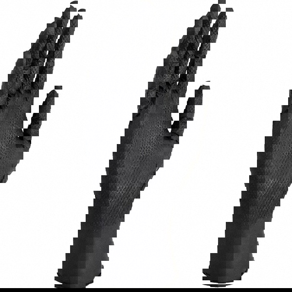 Disposable Gloves: X-Large, 6 mil Thick, Nitrile, Industrial Grade