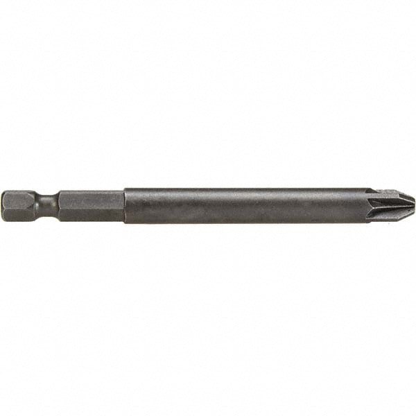 Power Screwdriver Bit: #3 Phillips, 1/4